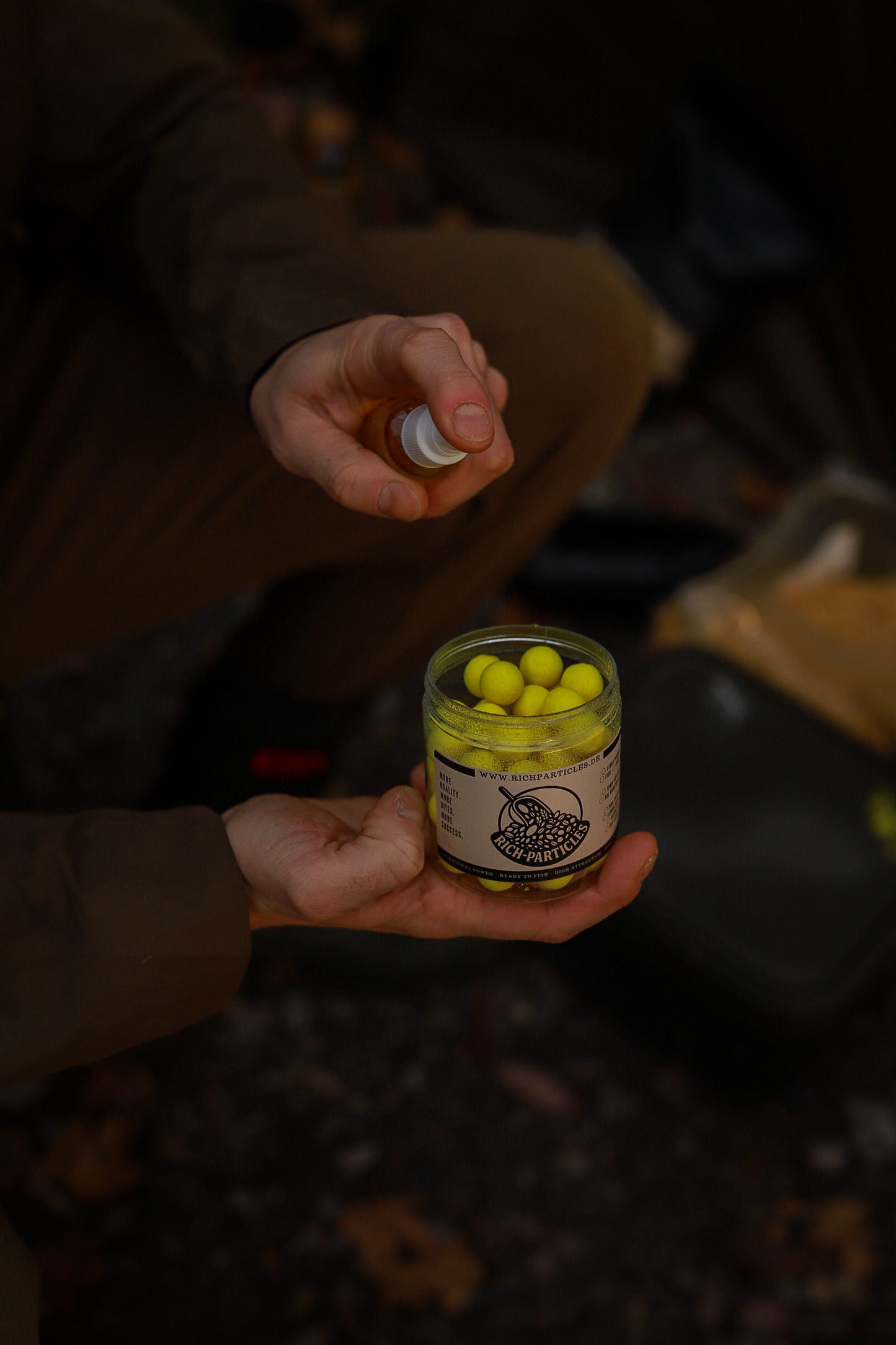 Fluo Pop Ups, Poppis, neongelb, Scopex, Citruz, Baitspray, Spray