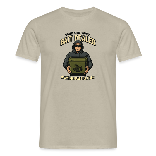 "Particle Junkie" T-Shirt - Sandbeige