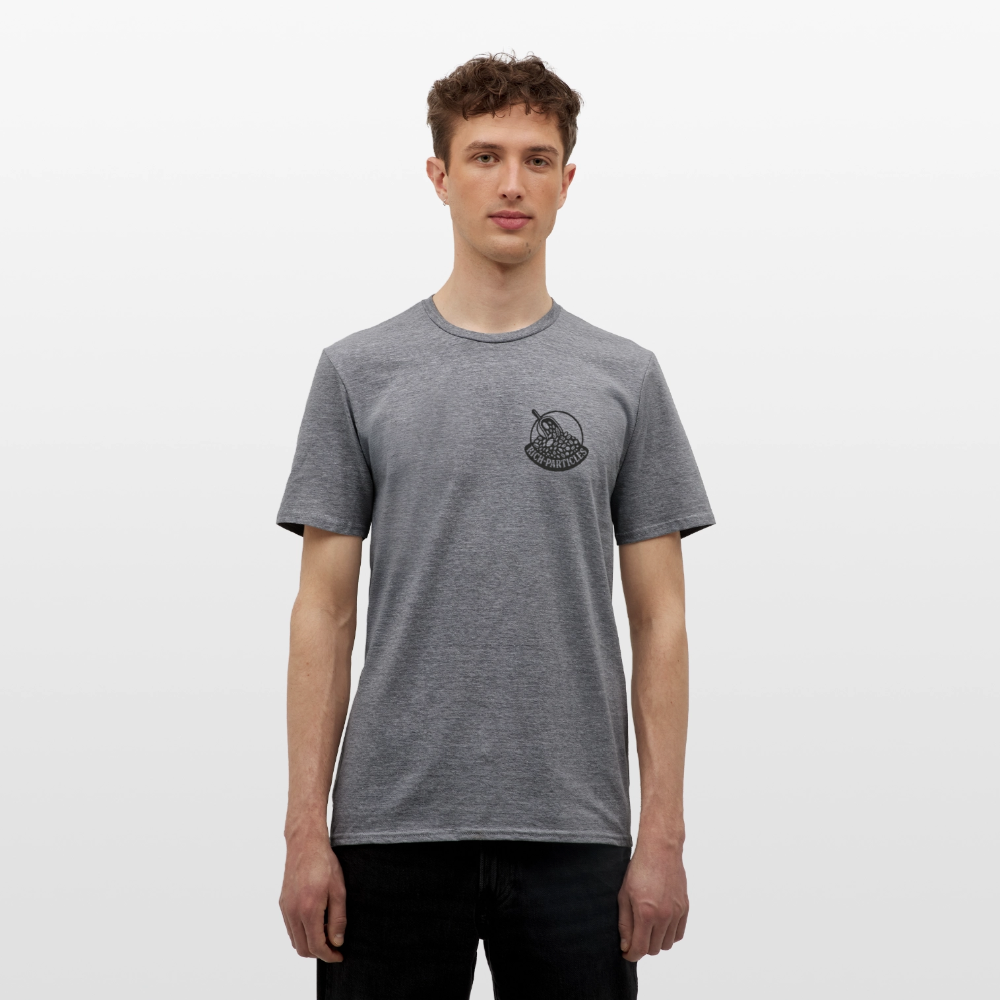 "Rich Particles" T-Shirt - Graphit meliert