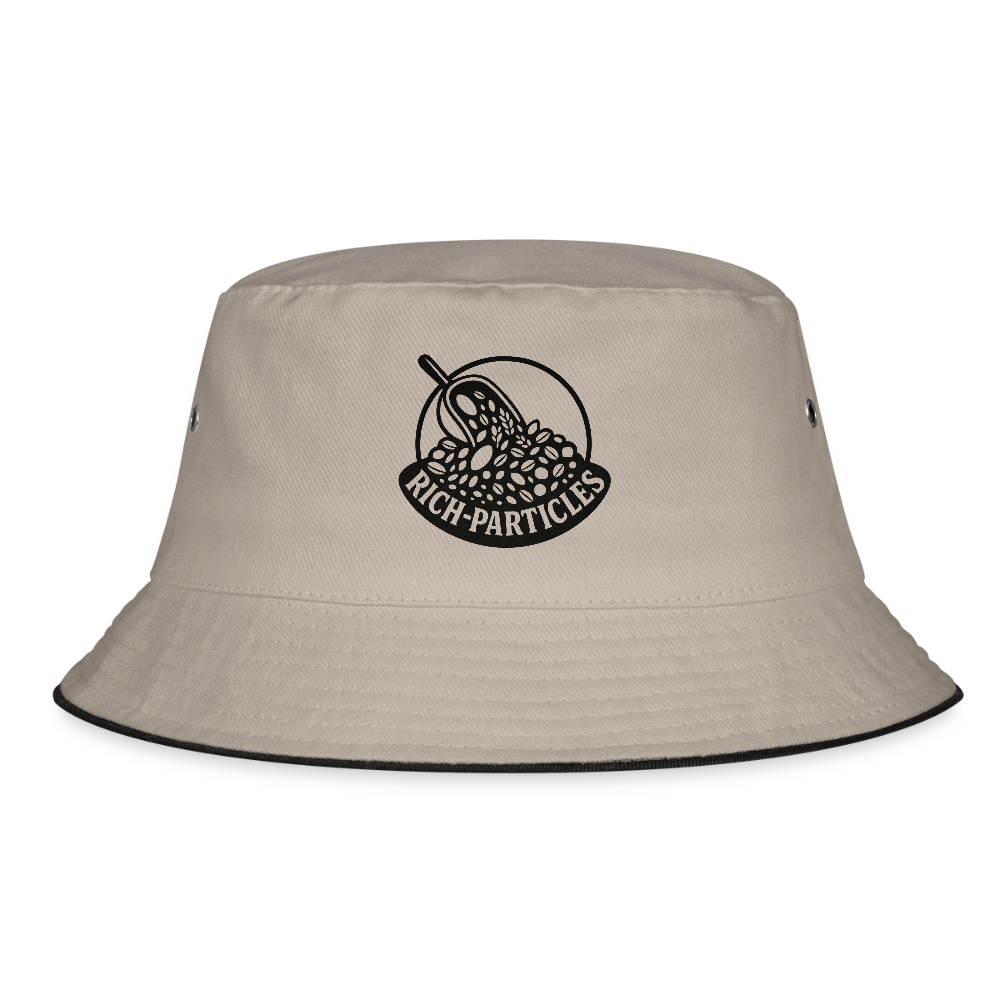 "Rich Particles" Fischerhut - Khaki/Schwarz