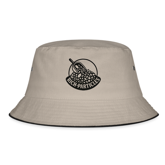 "Rich Particles" Fischerhut - Khaki/Schwarz