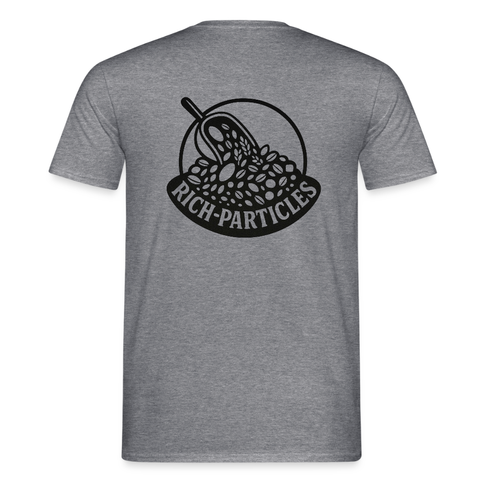 "Rich Particles" T-Shirt - Graphit meliert