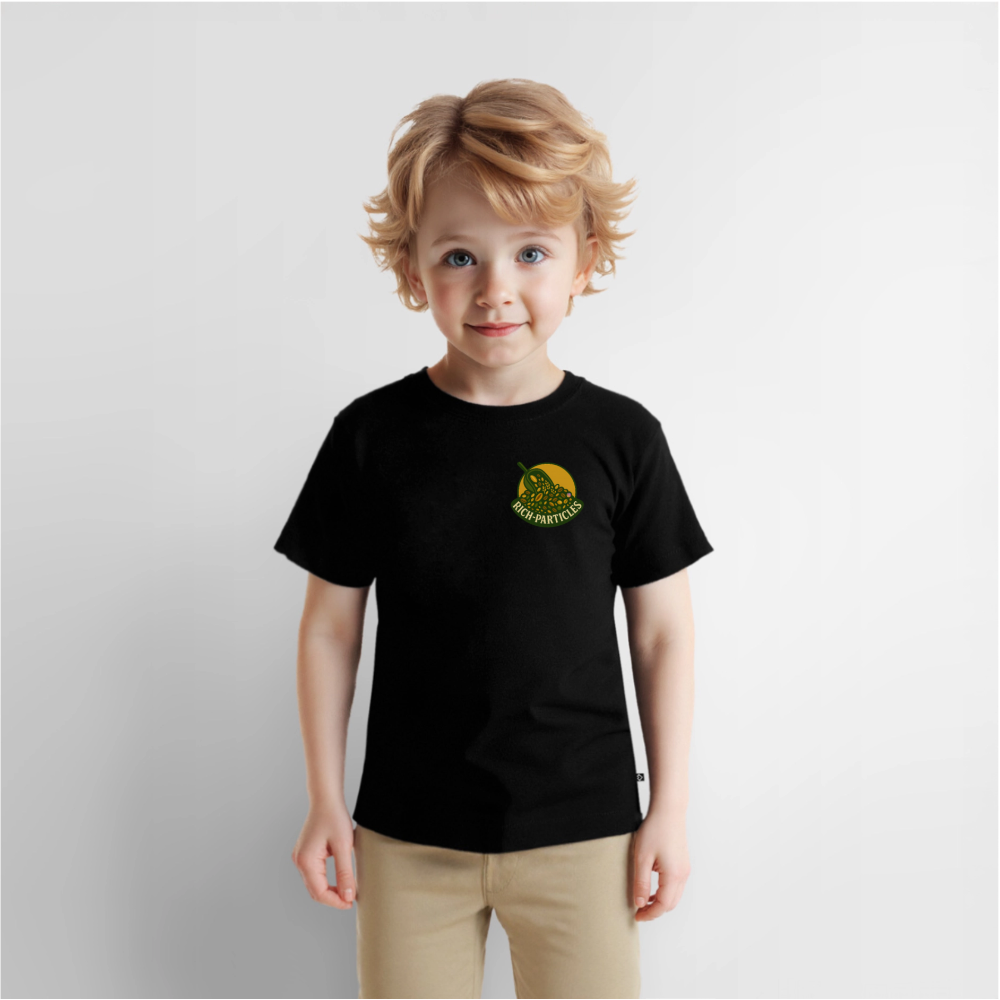 "Particle Surfer" Kinder T-Shirt - Schwarz