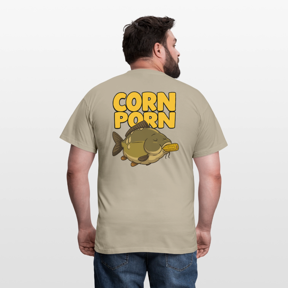 "CORN PORN" T-Shirt - Sandbeige