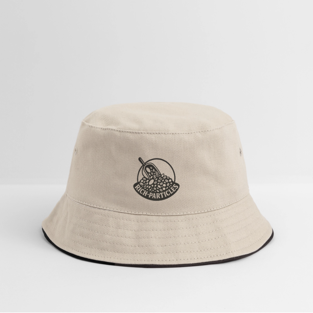 "Rich Particles" Fischerhut - Natur/Navy