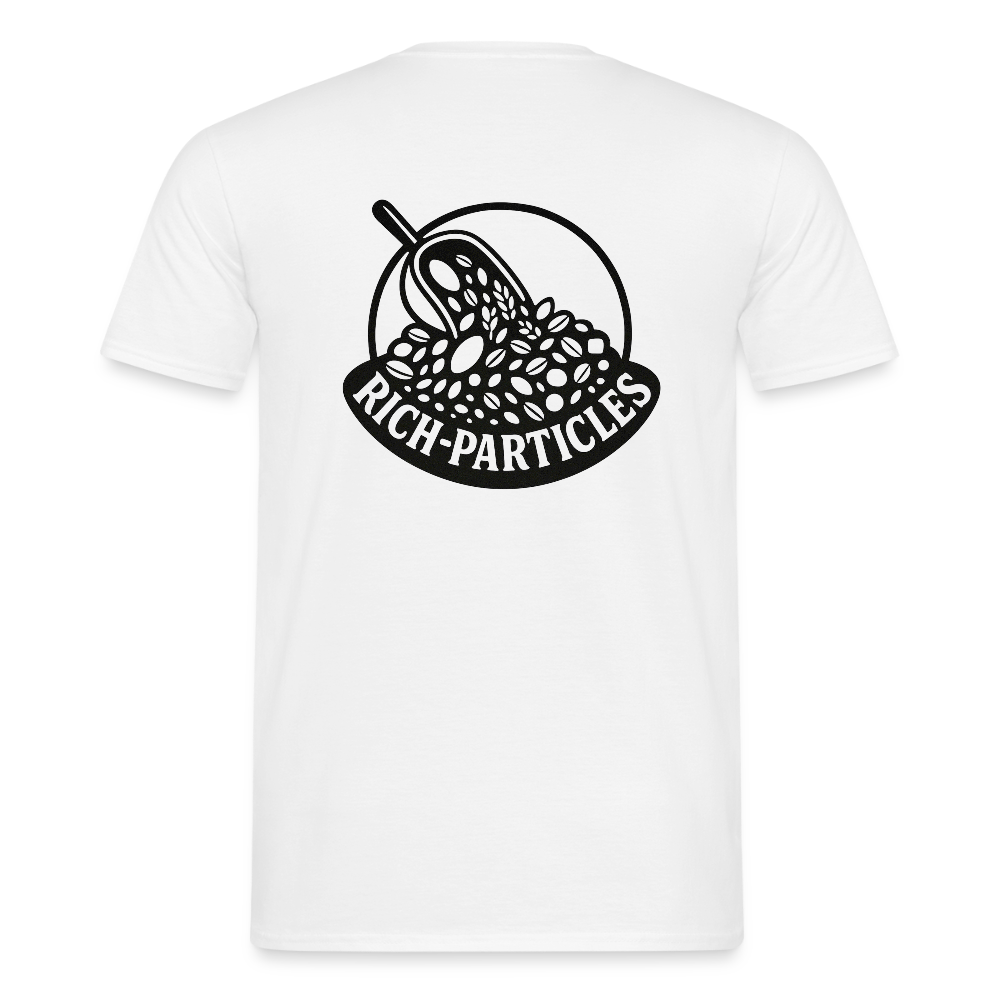 "Rich Particles" T-Shirt - Weiß