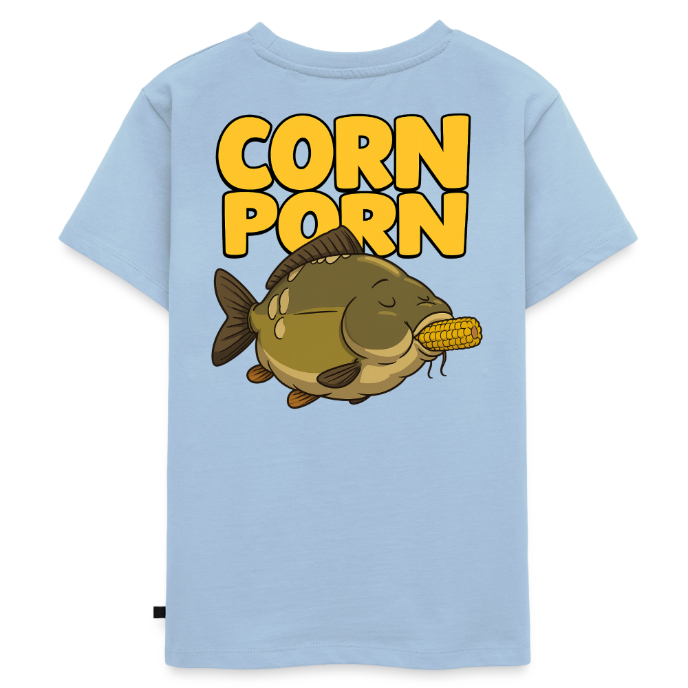 "CORN PORN" Kinder T-Shirt - Hellblau