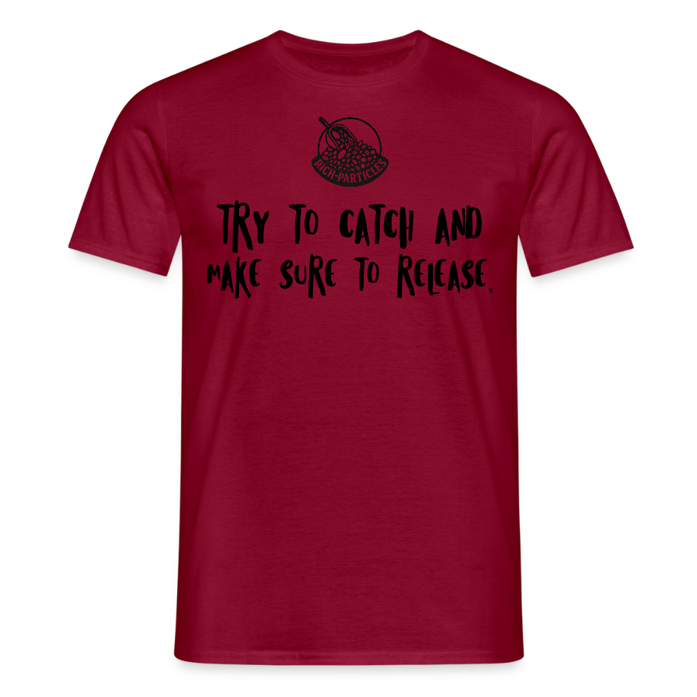 "Catch & Release" T-Shirt - Ziegelrot