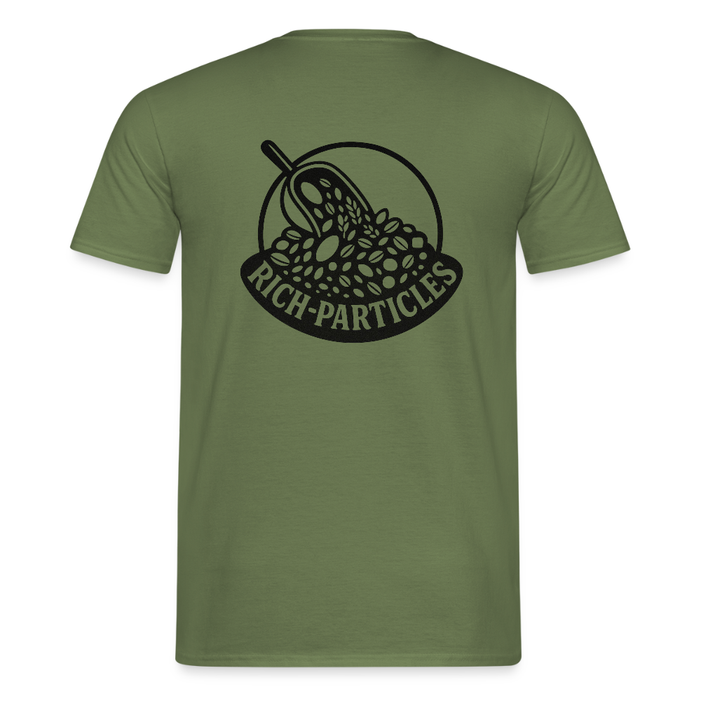 "Rich Particles" T-Shirt - Militärgrün