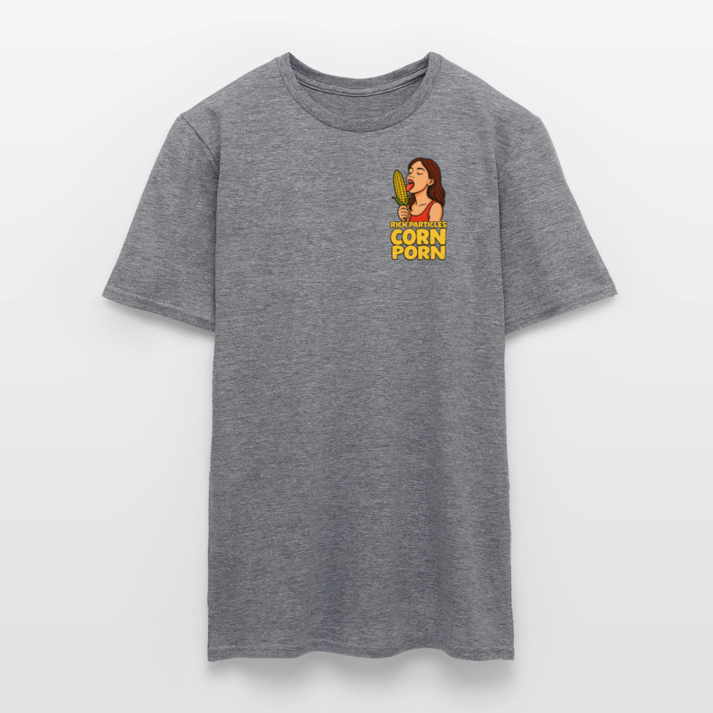 "CORN PORN" T-Shirt - Graphit meliert