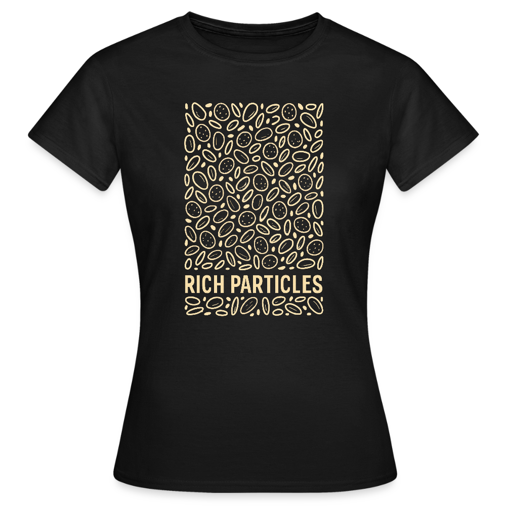 "Particle Storm" Frauen Shirt - Schwarz