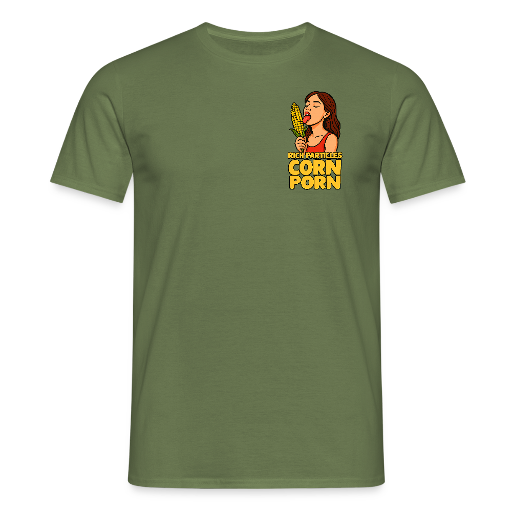 "CORN PORN" T-Shirt - Militärgrün
