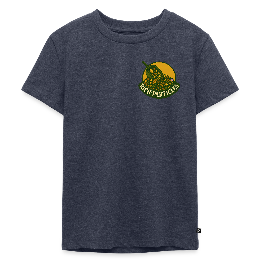 "Particle Surfer" Kinder T-Shirt - Jeansblau 