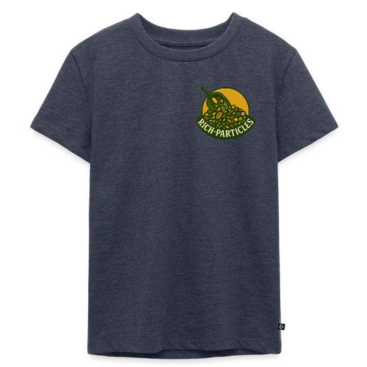 "Particle Surfer" Kinder T-Shirt - Jeansblau 