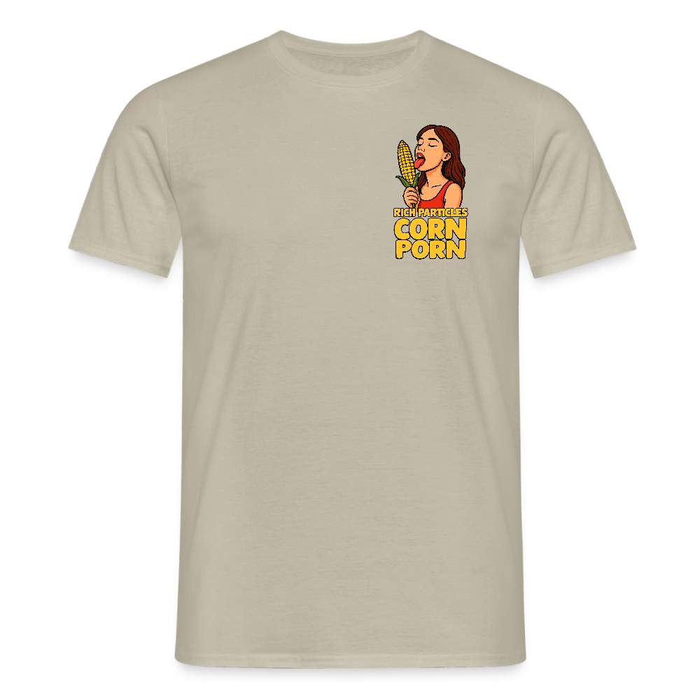 "CORN PORN" T-Shirt - Sandbeige