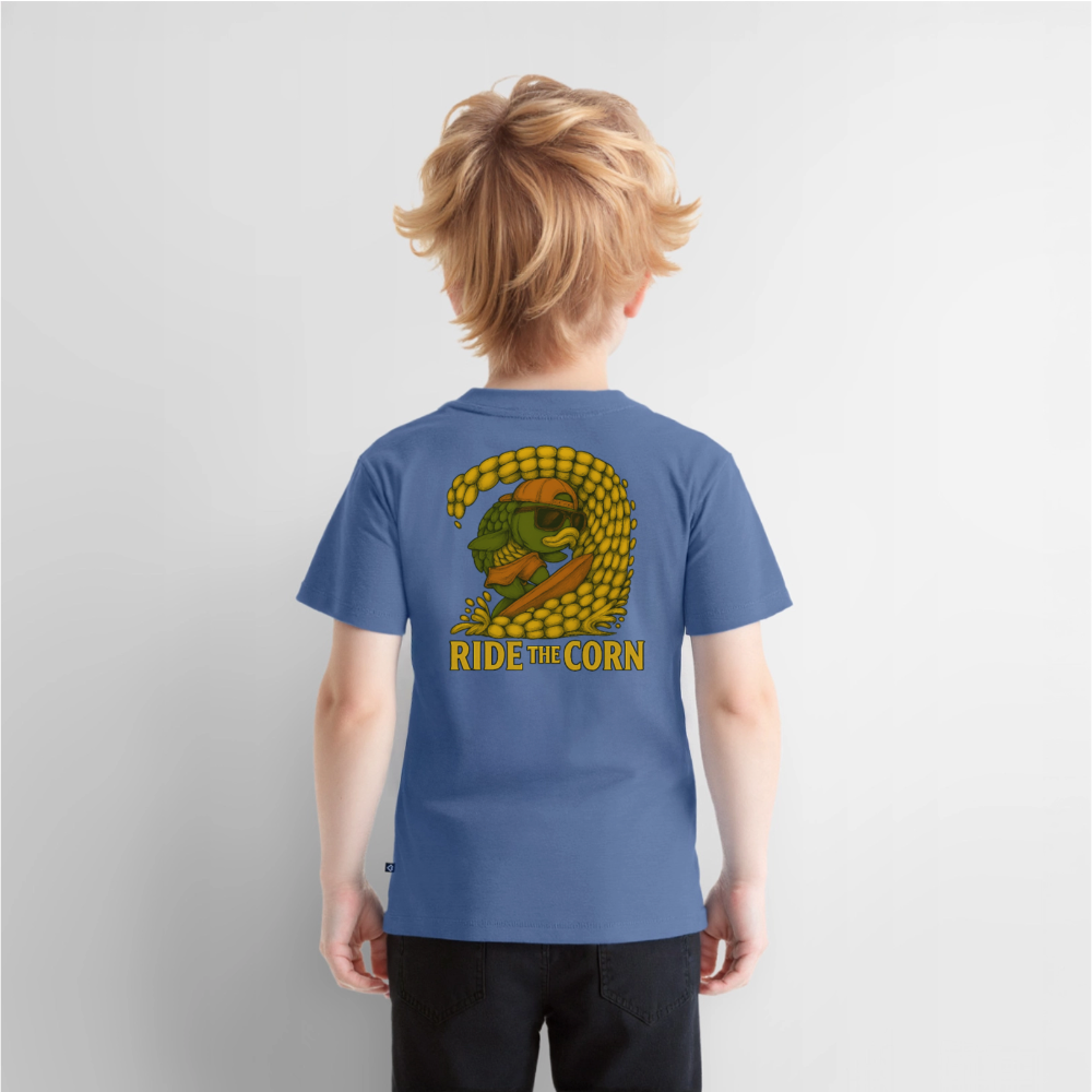 "Particle Surfer" Kinder T-Shirt - Taubenblau