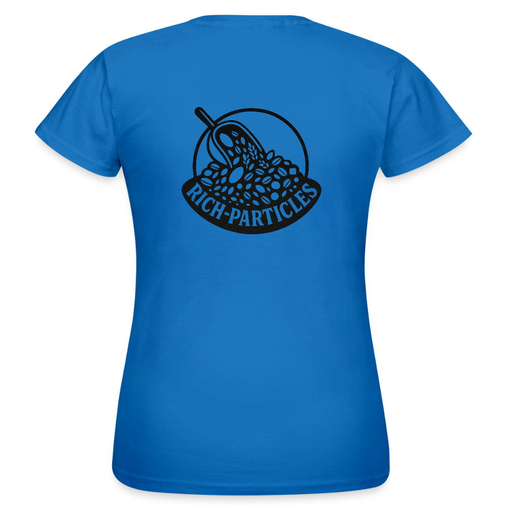 "Rich Particles" Frauen Shirt - Royalblau