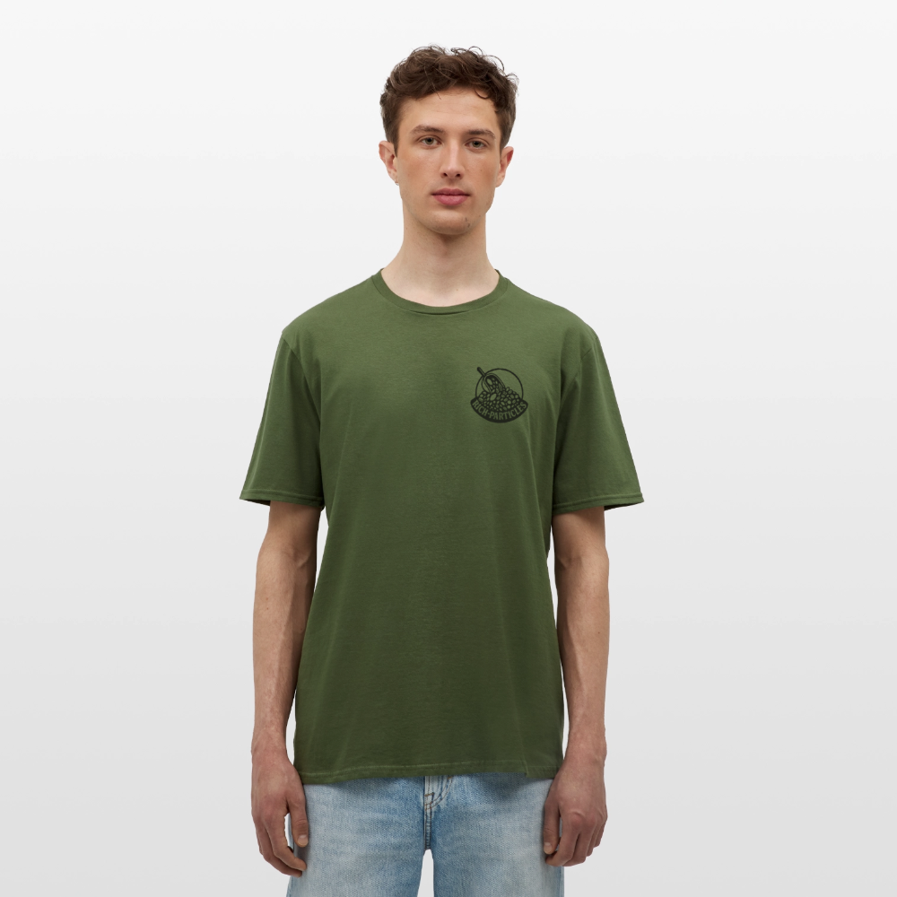 "Rich Particles" T-Shirt - Militärgrün