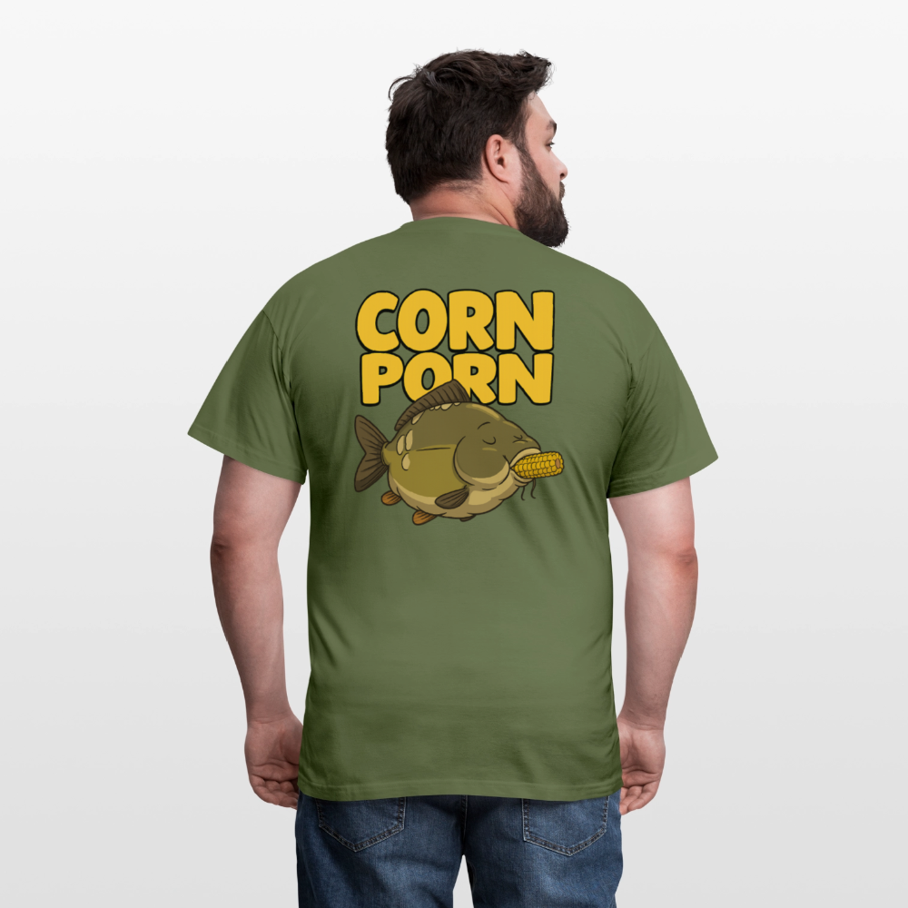 "CORN PORN" T-Shirt - Militärgrün