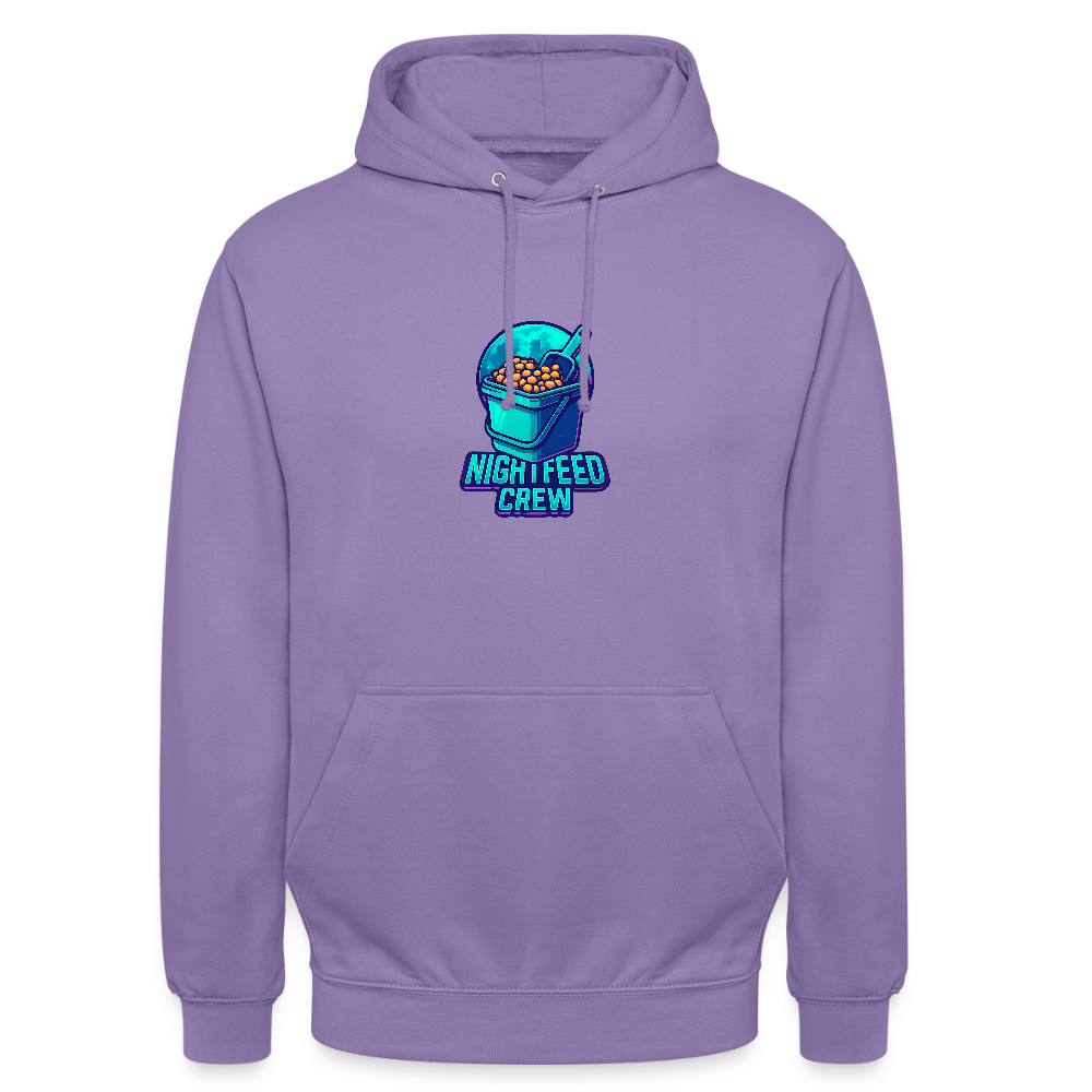 "Nightfeed Crew" Hoodie - Lavendel