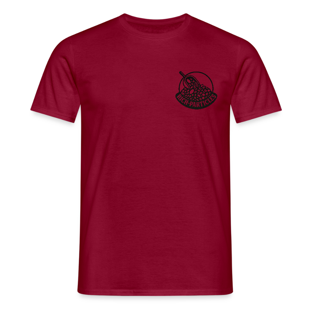 "Rich Particles" T-Shirt - Ziegelrot