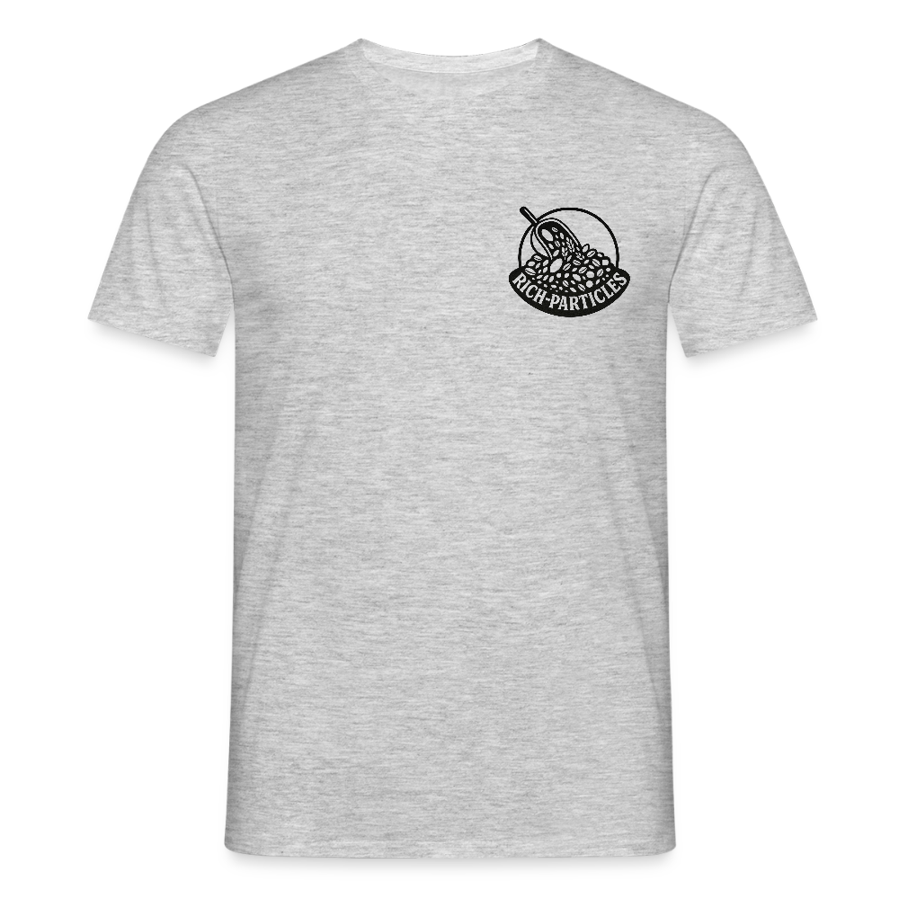 "Rich Particles" T-Shirt - Grau meliert