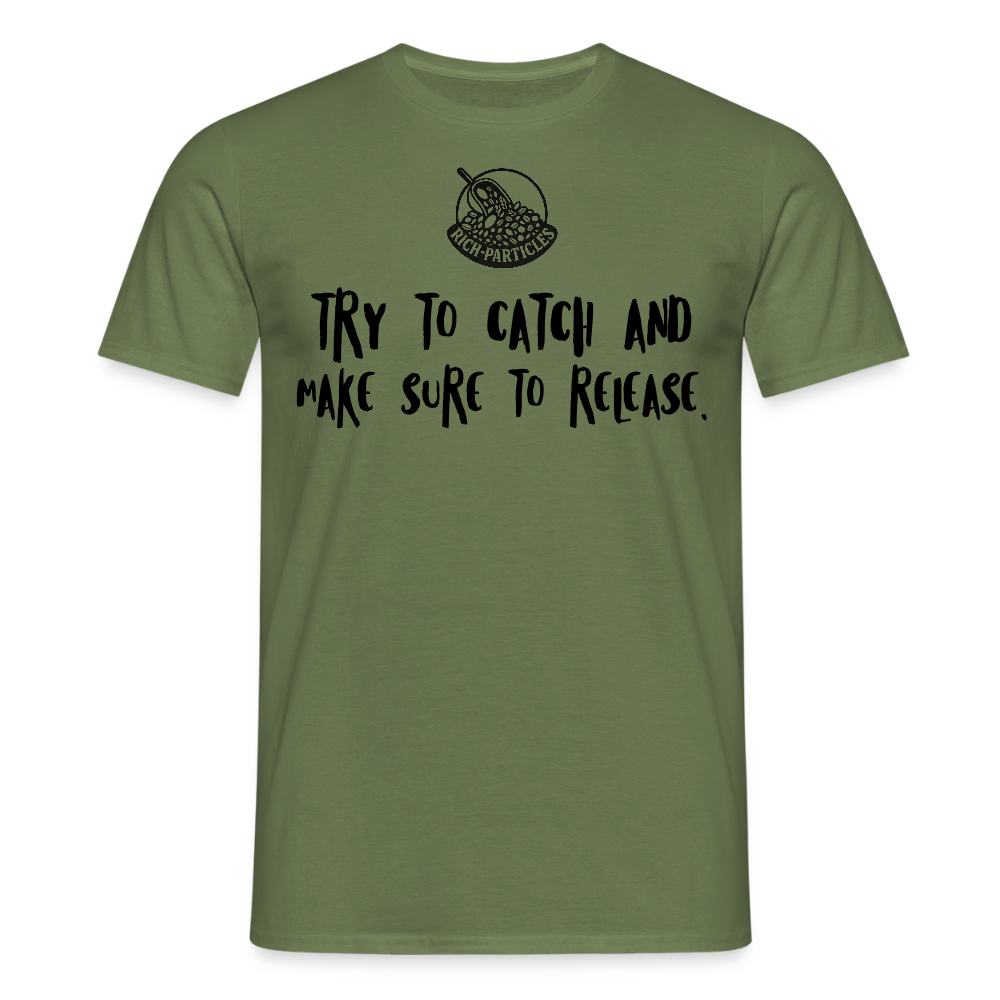"Catch & Release" T-Shirt - Militärgrün