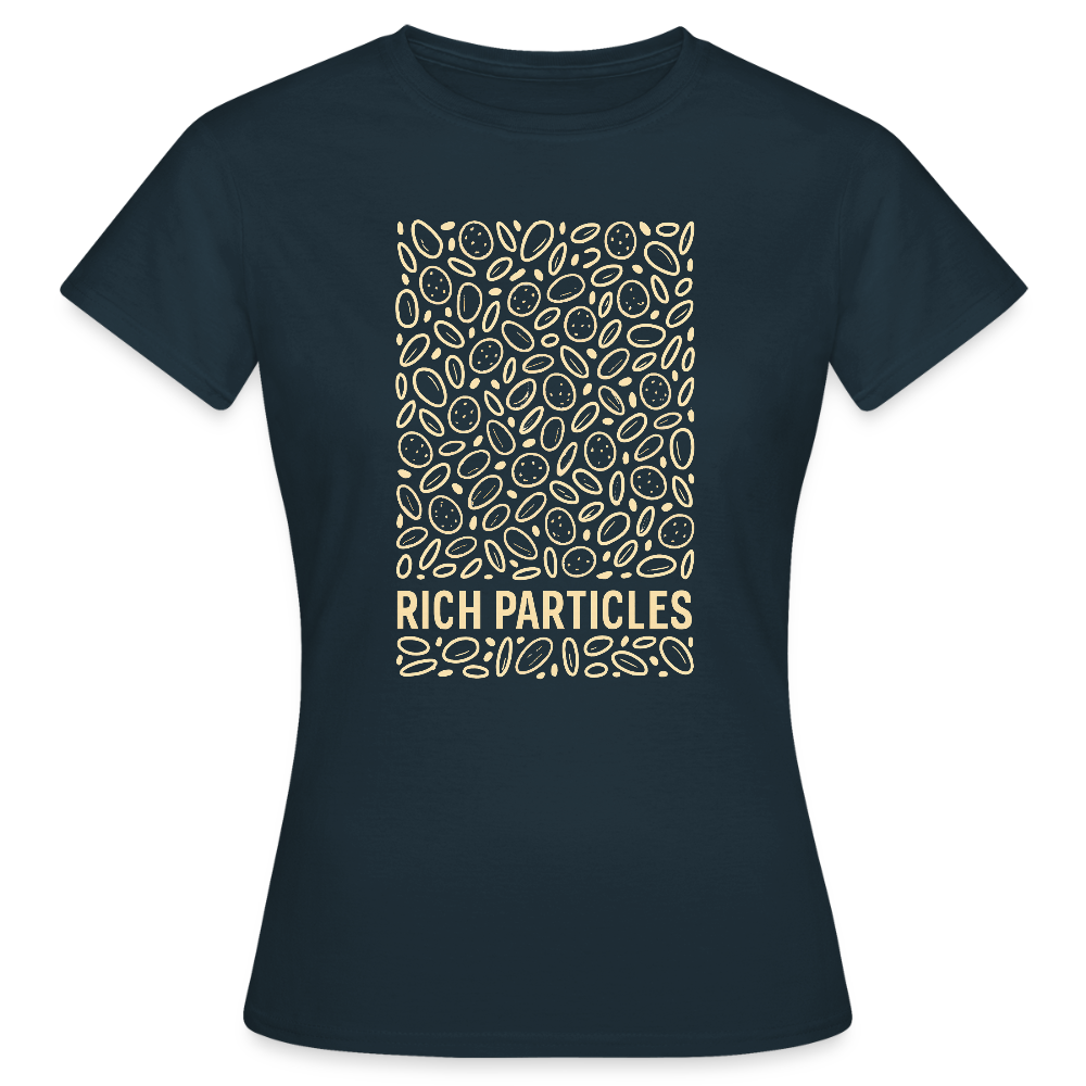 "Particle Storm" Frauen Shirt - Navy