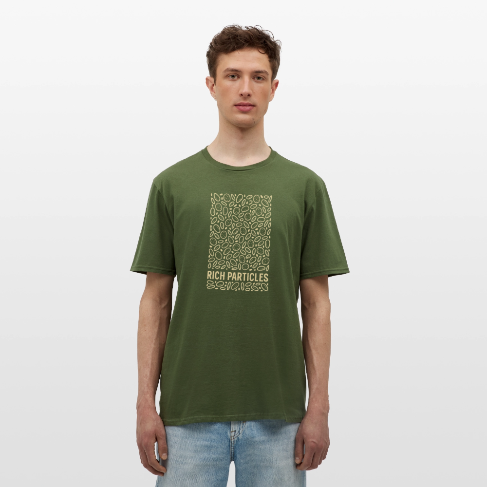 "Particle Storm" T-Shirt - Militärgrün