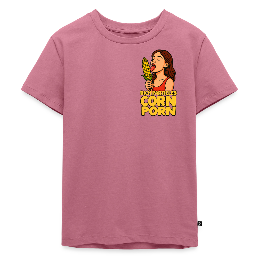 "CORN PORN" Kinder T-Shirt - Mauve
