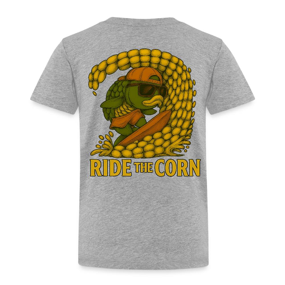 "Particle Surfer" Kinder T-Shirt - Grau meliert