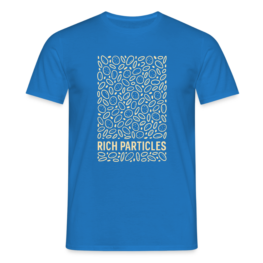 "Particle Storm" T-Shirt - Royalblau