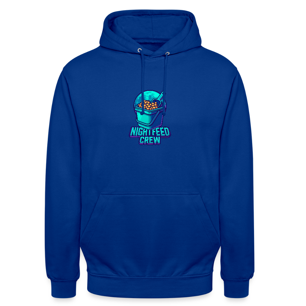 "Nightfeed Crew" Hoodie - Royalblau