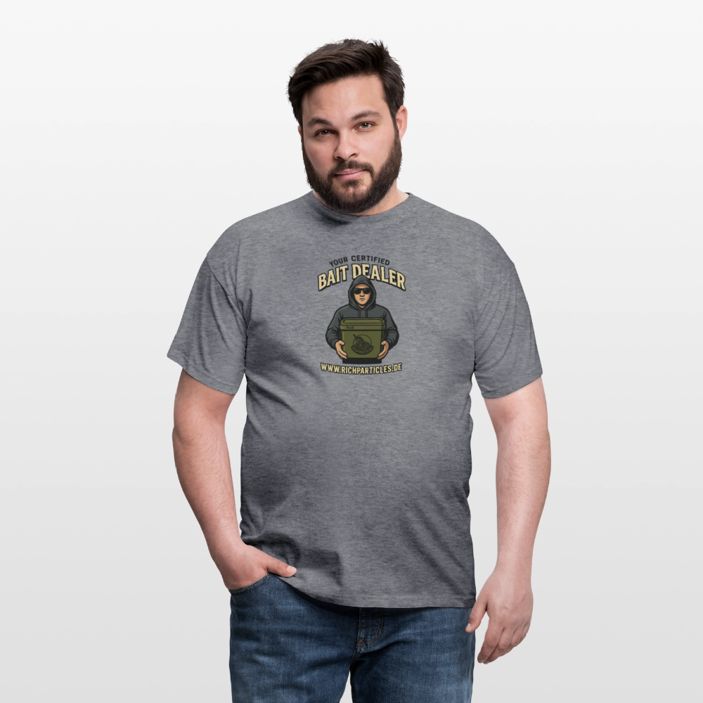 "Particle Junkie" T-Shirt - Graphit meliert