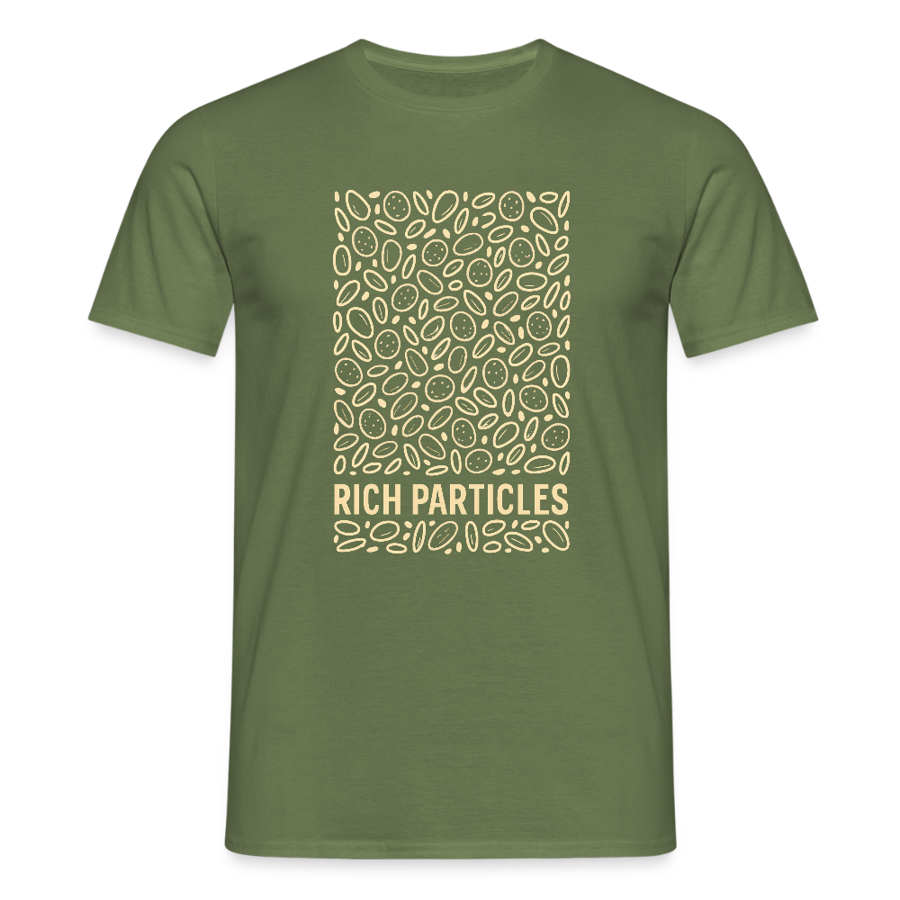 "Particle Storm" T-Shirt - Militärgrün