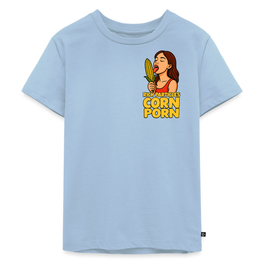 "CORN PORN" Kinder T-Shirt - Hellblau