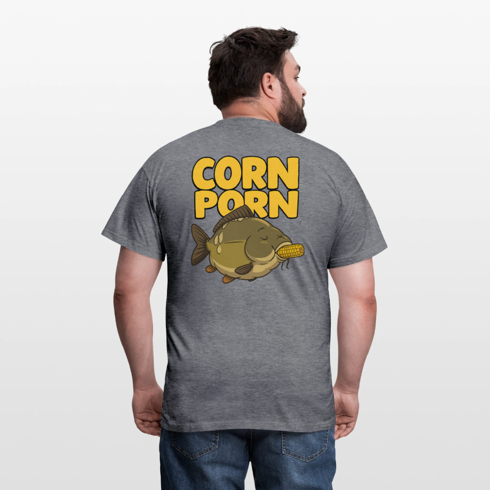 "CORN PORN" T-Shirt - Graphit meliert