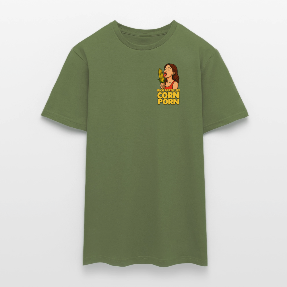 "CORN PORN" T-Shirt - Militärgrün