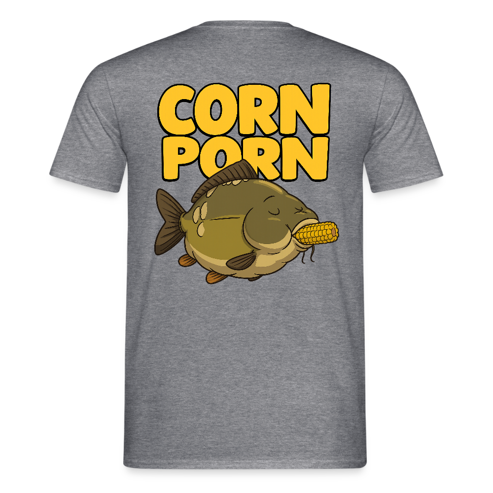 "CORN PORN" T-Shirt - Graphit meliert