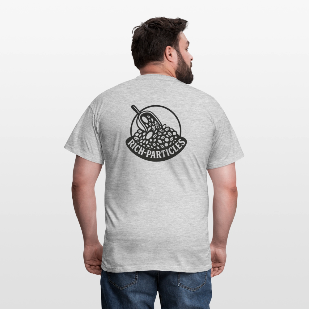 "Rich Particles" T-Shirt - Grau meliert