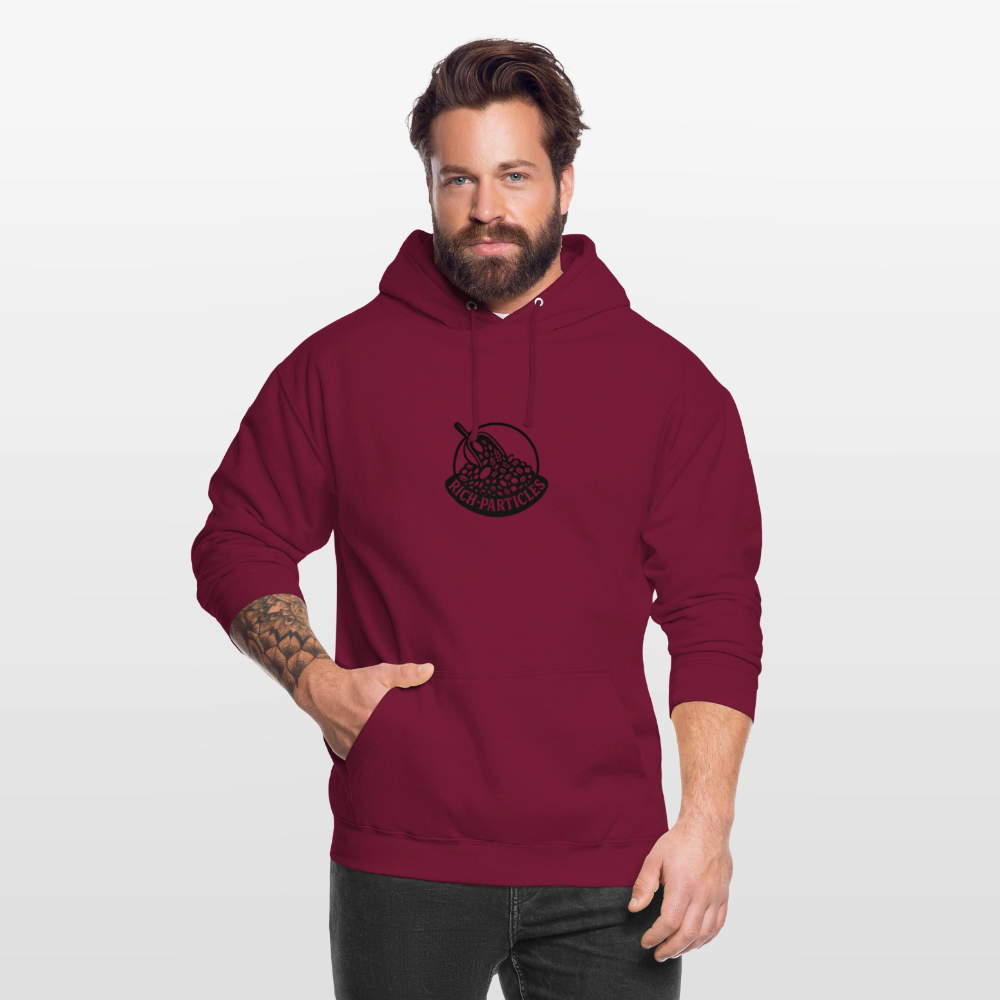 "Rich Particles" Hoodie - Bordeaux