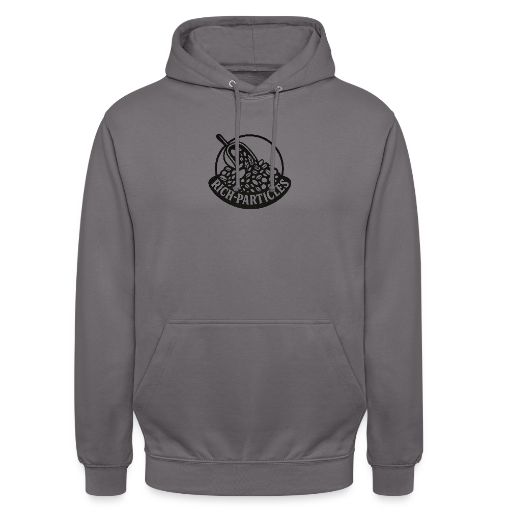 "Rich Particles" Hoodie - Mittelgrau