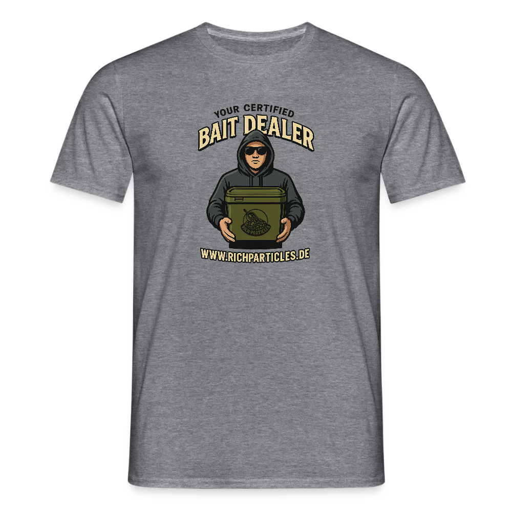 "Particle Junkie" T-Shirt - Graphit meliert