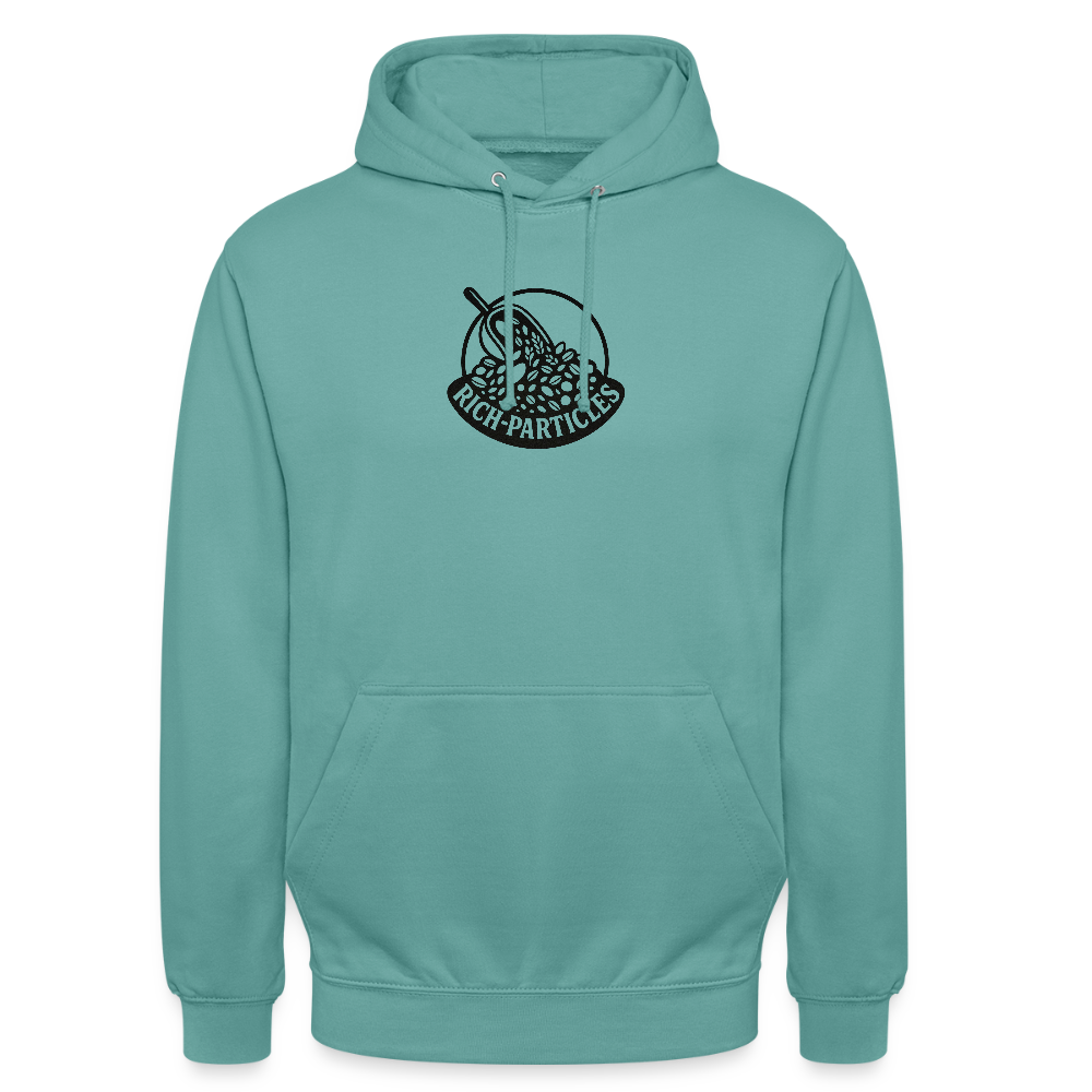 "Rich Particles" Hoodie - Pastelltürkis