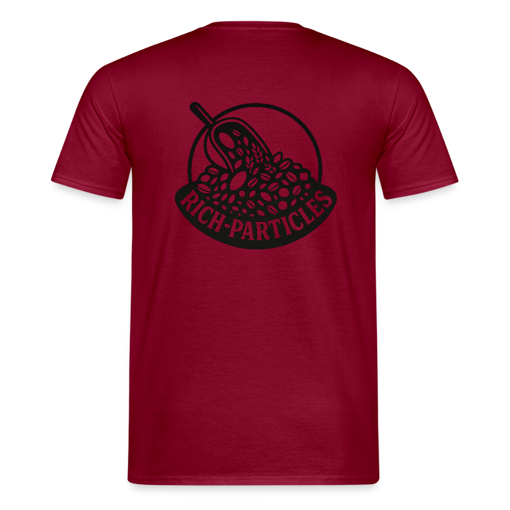"Rich Particles" T-Shirt - Ziegelrot