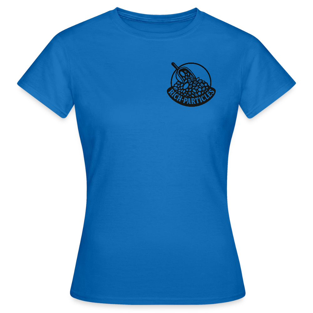 "Rich Particles" Frauen Shirt - Royalblau