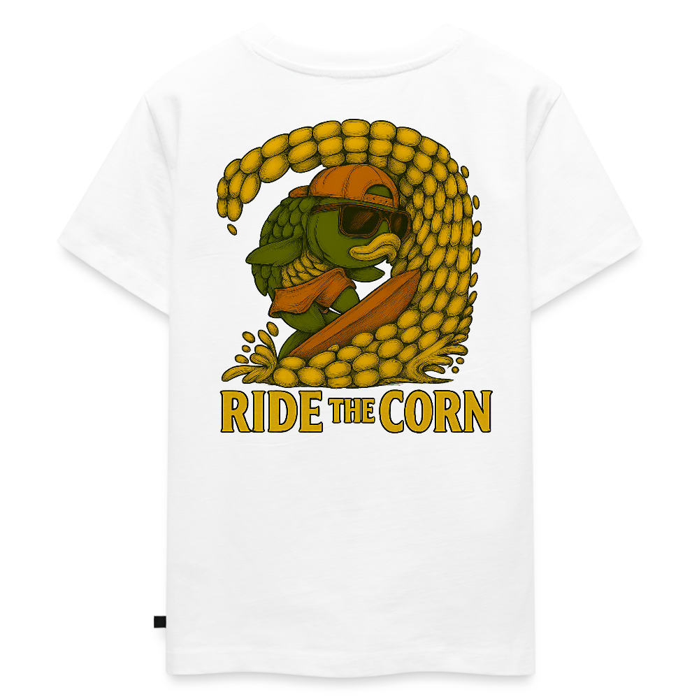 "Particle Surfer" Kinder T-Shirt - Weiß