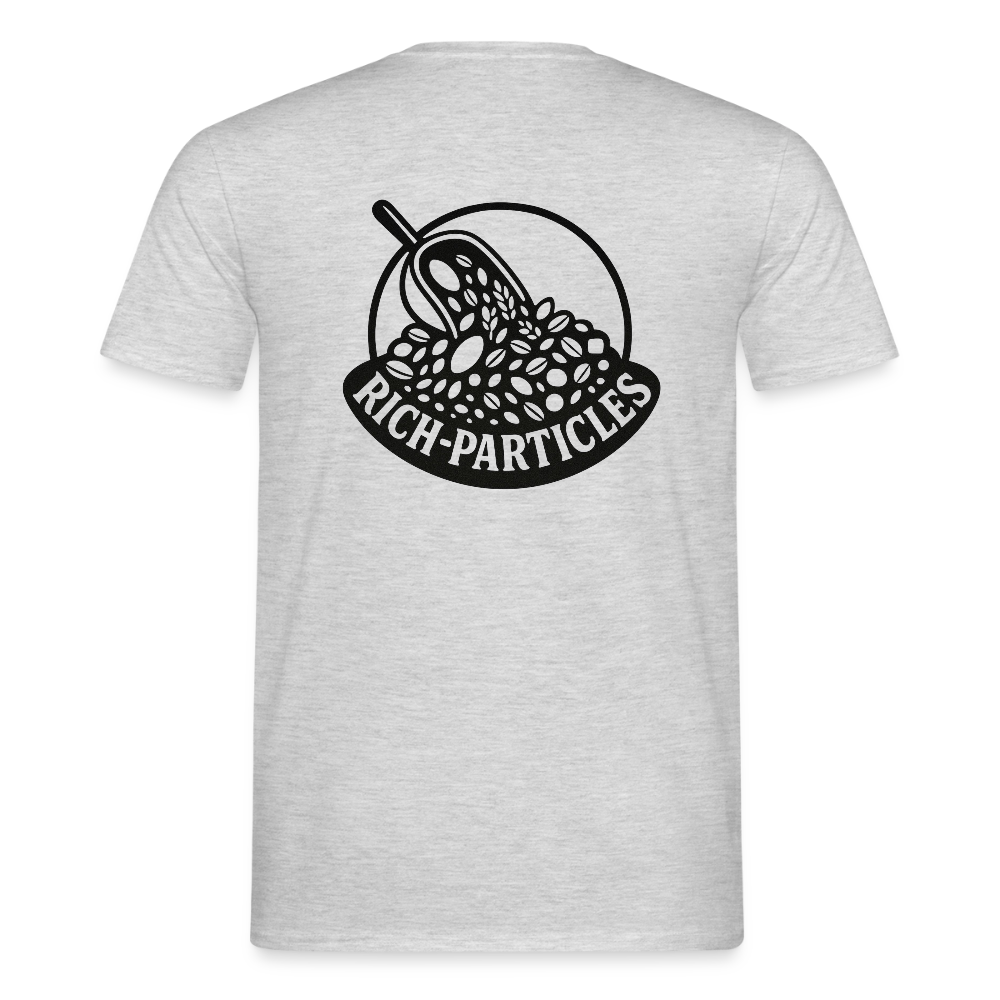 "Rich Particles" T-Shirt - Grau meliert