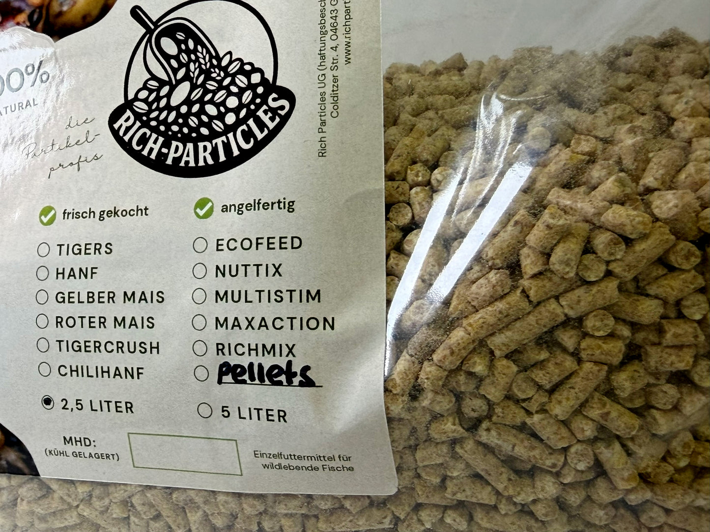 Particle Pellets mit Betain in 3,5mm